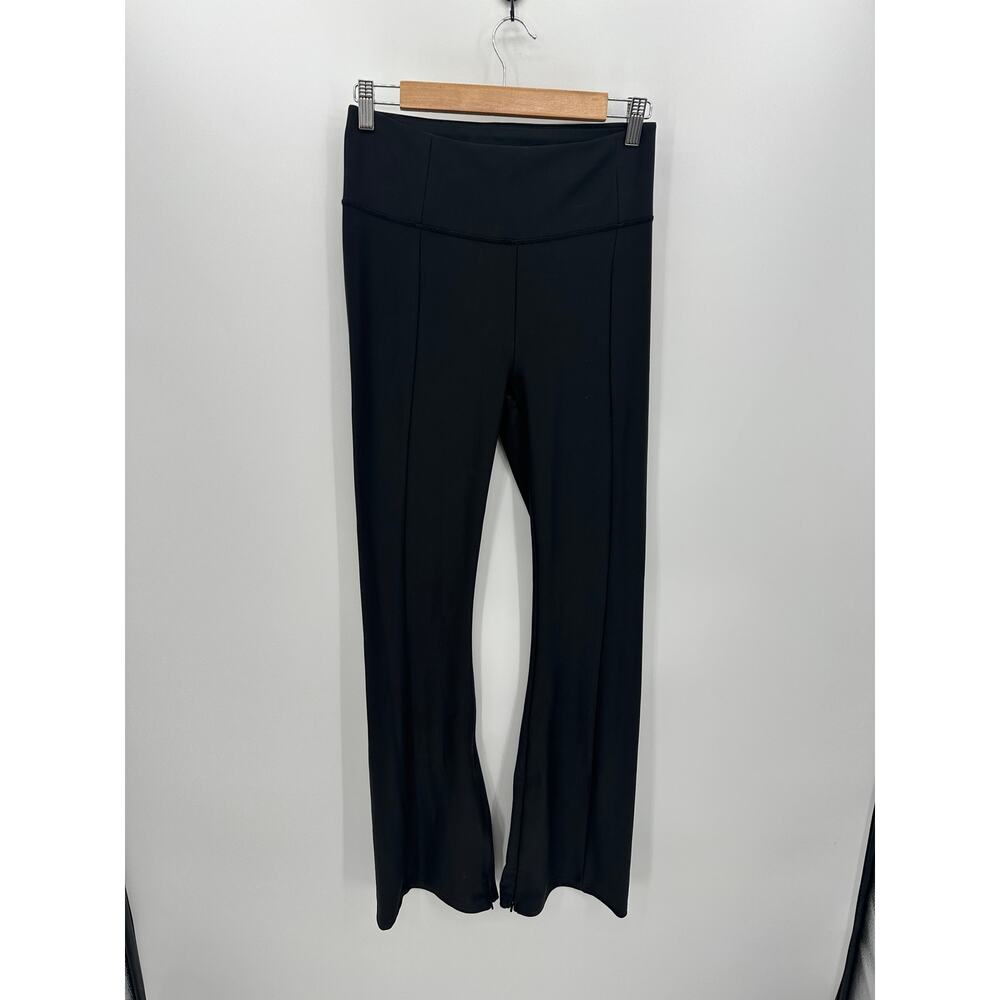 Calia by Carrie Underwood Yoga Pants Womens Small Black Front Pleat Ankle Zip